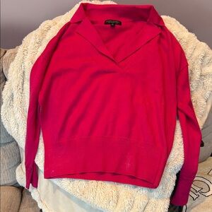 Banana Republic- Women's Red 100% Merino Wool Sweater - size M - like new